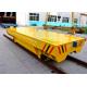 Large Platform Self Propelled Heavy Load Rail Transport Trailer With Steel Plate