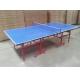 Waterproof Full Size Outside Table Tennis Table , Blue Color Outdoor Ping Pong Table