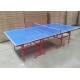 Waterproof Full Size Outside Table Tennis Table , Blue Color Outdoor Ping Pong Table