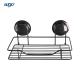 Damage Free Mounting No Drilling Hole Needed Shower Caddy Self Adhesive Bath Accessories Chrome Holder