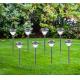 3000k LED Solar Lawn Garden Lights With 2000mAh Battery For Pathway Outdoor Decor