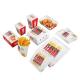 Burger French Fries Food Packaging Box Printing Eco-Friendly Food Container Paper Box