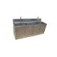 Stainless Steel Mortuary Clean Bench Automatic Perfusion / Drainage