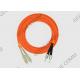 Fiber Jumper G657A ST To SC Duplex 10G Single Mode Fiber Patch Cord