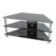 new black tempered glass tv stands xyts-004