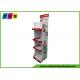 Corrugated Paper Advertising Display Stands With Four Shelves For Kids Bags FL178