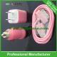 3 in 1 Mobile phone 1 pcs US Plug +1pcs Car charger