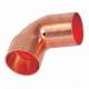 Short Refrigeration Pipe Fittings 90 Degree Elbow 14 MM For Hvac