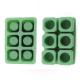 Durable Silicone Ice Shot Glass Molds , 6 Cups Silicone Square Ice Cube Trays