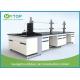 All Steel C Frame Lab Tables And Furnitures With Sink For Cleanroom Anti -