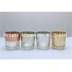 prefect design electroplated rose gold glass candle holder