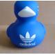 Customized Logo Blue Baby Rubber Duck 8cm Height Promotional Gift 16P Free