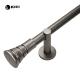 Conical Shape Pipe Curtain Rods 0.5MM Thickness Matt Black Color