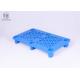 1000 * 600 * 140 Semi HDPE Plastic Pallets , Plastic Pallet Deck Dents Resistant