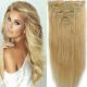 OEM straight remy russian real human hair clip in human hair extensions U shape clip