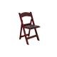Mahogany resin foldable wedding chair/Mahogany resin foldable event chair