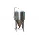 Conical Beer Fermenter 700L Commercial Beer Brewing Equipment SS304 Fabrication