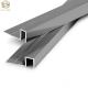 Polished Aluminium Systemprofile Square Aluminium Door Extrusions