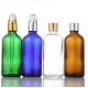 Blue / Purple / Green Refill Glass Bottles Containers Portable Chemical Resistant 