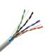 Customized 300m FTP Cat5e Cable PVC Grey Bare Copper Wire