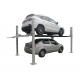 4 Pole Car Lift Four Post Parking Lift Electrical Lock Release 12000LBS