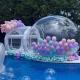 factory wholesale price bubble house with balloons Wedding Party  bouncy double bubble house
