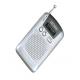 Plastic Mini Cute FM Radio 32cm Portable With Headphone Jack Dry Batteries