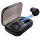 Magnetic Suction  Noise Cancelling Bluetooth Earphones  With Mic Auto Pairing
