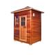 Family 3 Person Outdoor Dry Sauna Red Cedar Traditional
