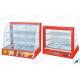 Curved Glass Commercial Food Warmer For supermarket / restaurant