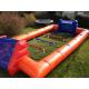 Big Inflatable Sport Games Human Football Court 0.55mm Pvc Material With Blower