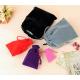 Eco Friendly Polyester Drawstring Sports Bag Small Velvet Bag For Gift Jewelry