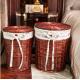 Cheap Storage Rattan Wicker Willow Laundry Basket With Lid Fashion Natural Baskets ECO Friendly Storage Factory Supply