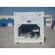 White Refrigerated Shipping Container With Carrier Machinery 5ft/10ft/20ft/40ft