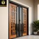 LOW E Security Curtain Wall Window Reinforced Aluminium Sliding Window For Kitchen