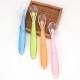 100 % Food Grade Silicone Baby Squeeze Feeding Spoon Customized Color