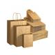 Eco Friendly Brown Paper Gift Bag With Self Adhesive Closure