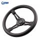 Leather 13.5 Steering Wheel Cover Adapter Universal Golf Cart