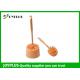 Various Style Bathroom Cleaning Accessories Toilet Brush Holder Set OEM Acceptable