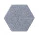 Carved Hexagonal Acoustic Panels Sound Proofing Home Studio Workspace