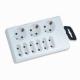 3+6-way Power Socket, European/Germany Type, without Children Protection and On/Off Switch