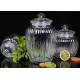 1350ml Capacity Glass Jam Jar With Lid / Durable Glass Jar For Spicy Beans