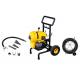 Portable Electric Drain Cleaning Machine with Wheels Can Clean 50 m
