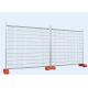 Low Carbon Steel Galvanized Temporary Fence With Cementing PVC Plastic Base