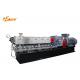 Polymer With Filler CaCo3 Twin Screw Compounder , Talcum Powder Plastic Screw Extruder