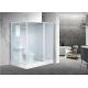 Shower Cabins White  Acrylic ABS Tray1900*1200*2150mm  white  aluminium  side open