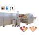5kg / hour Rolled Sugar Cone Machine Automatic Ice Cream Cone Production Line