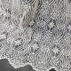 Polyester Cotton 130cm White Embroidered Lace Fabric For Wedding Dresses