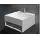 Seamless Wall Hanging Wash Basin Unique Modern Wall Mount Sink