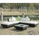 Leisure Aluminium PE Rattan Outdoor Wicker Sofa sets Garden Backyard wicker Patio sofa furniture